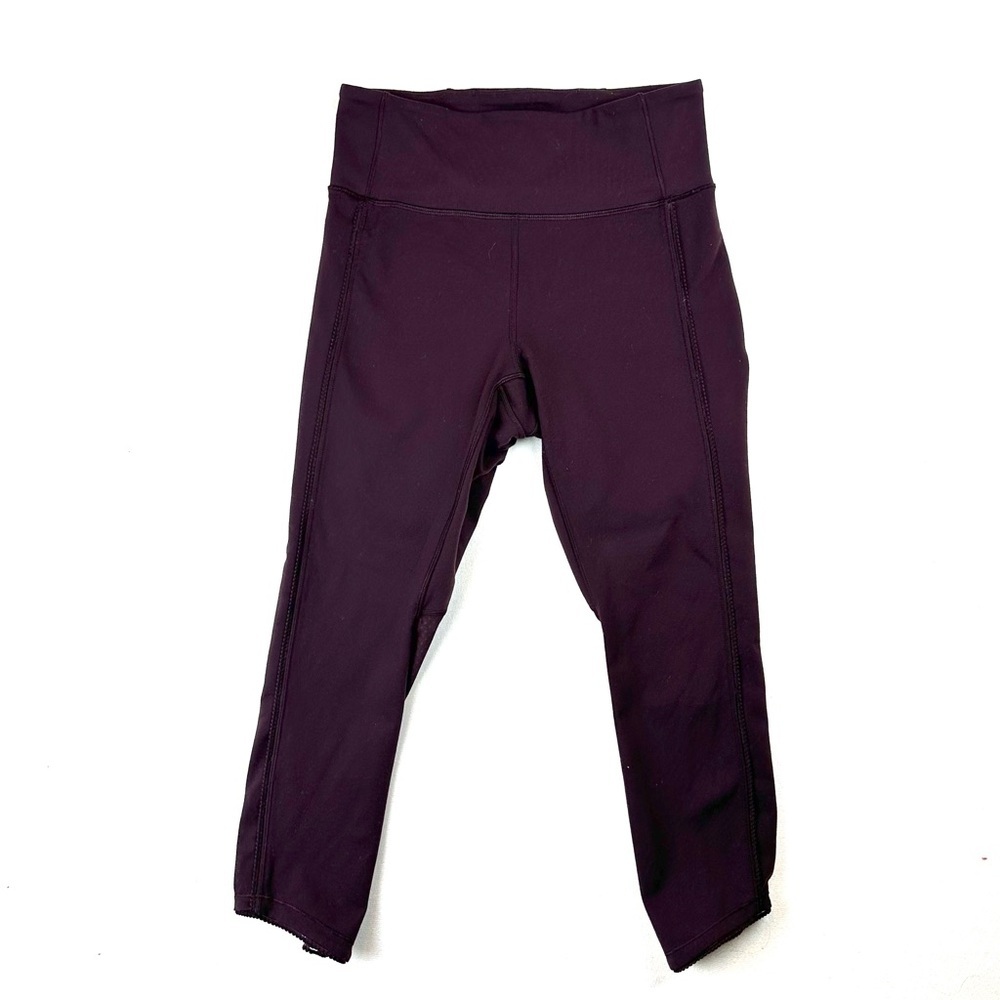 Lululemon Capri Legging Mesh Leg‎ Athleisure Workout Activewear